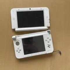 【完全ジャンク】ニンテンドー3DS LL ミント×ホワイト 上下分離・外装欠損