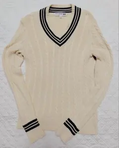 【ユニクロ】 INES DE LA FRESSANGE Vネックニット　M