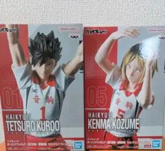 【箱無し】ハイキュー ポージングフィギュア 黒尾鉄朗 孤爪研磨 2種セット