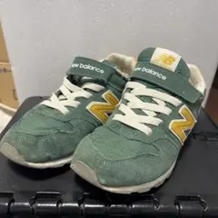 New Balance 996 キッズシューズ グリーン/イエロー　20cm