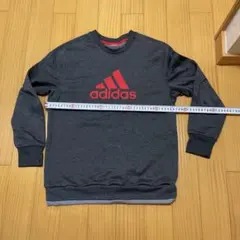 adidas ダークグレー トレーナー 約サイズ100センチ〜