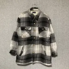 vintage シャツジャケット　ボア　ネルシャツ