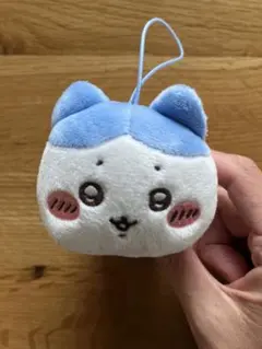 【ハチワレ】 ねそべりマスコットぬいぐるみ (ストラップ有り)