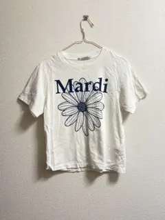 Mardi Mercredi Tシャツ ホワイト フラワーのサムネイル