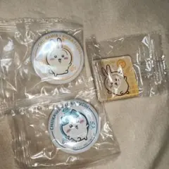 ちいかわ くら寿司 缶バッジ マグネット ハチワレ うさぎ