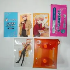 プロセカ　天馬司　スシローコラボ　ポーチ　アクリルチャーム　カード　ステッカー