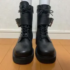 試着のみ　FABIO RUSCONI ファビオルスコーニ　厚底ショートブーツ