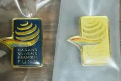 1998長野オリンピック　ピンバッジ　国際協力基金　FUND　セット　【未使用】