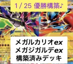 【シティ優勝】メガルカリオex 構築済みデッキ　メガジガルデex