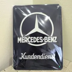 メルセデス・ベンツ ブリキ看板 Mercedes benz