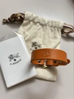 IL BISONTE レザーバングル ブラウン