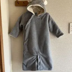 babyGAP フリース フード付きアウター グレー