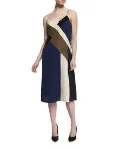 DIANE von FURSTENBERG シルク スリップドレス