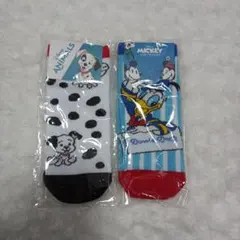 未開封　Disney キッズ靴下 20-24cm　ドナルド　101匹わんちゃん