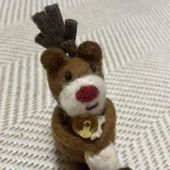 トナカイ　オブジェ　フェルト　クリスマス