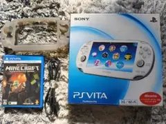 極美品　SONY PS Vita 本体 Minecraft＋8GBメモカ＆カバー