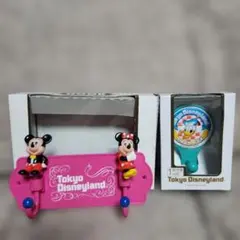 ミッキー ミニー ドナルド フック TOMY　昭和レトロ