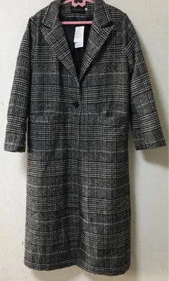 【新品タグ付き】 La gemme　チェスターコート　グレンチェック　M