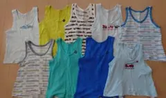 男の子　キッズ　肌着　タンクトップセット　110cm ９枚セット