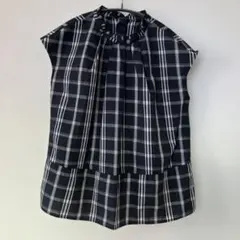 ユナイテッド アローズ チェック 半袖トップス シャツ ブラウス