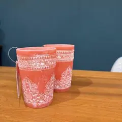 アンティーク調　キャンドルホルダー クリスマスに　モロッコインテリア　2個セット