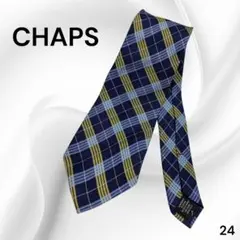 CHAPS チャップス　ネクタイ　チェック柄