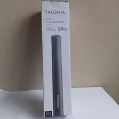 SALONIA ヘアストレートナー ブラック 24mm