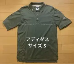 adidas メンズ ゴルフシャツ 半袖 カーキ サイズ Sのサムネイル