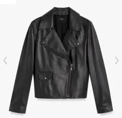 希少カラー❤️定価10万　近年タグ　セオリー　レザージャケット　ラムレザー　羊革 楽天市場】スタンドカラー レザー ライダースジャケット レザー