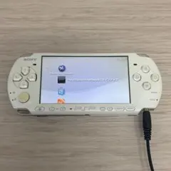 動作確認済⭐️ PSP3000 本体 　SONY ゲーム機　ホワイト白