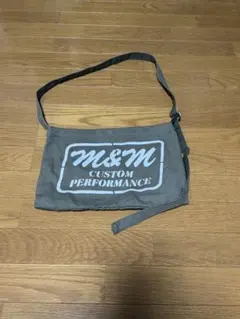 M&M カスタムパフォーマンス ショルダーバッグ オリーブ/マシス