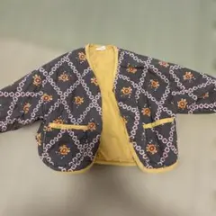 韓国子供服Bon Bon Butik 花柄 キルティング ジャケット S