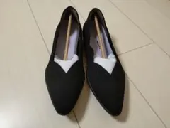 DIANA 軽量ニットフラットシューズ ブラックのサムネイル