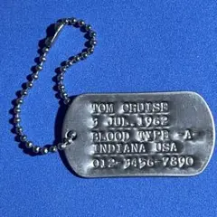 希少な米軍のビンテージ打刻機でオリジナルドッグタグキーホルダー作成します？