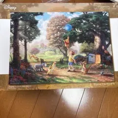 ディズニー　プーさん　ジグソーパズル 完成品　額縁なし　プーさん