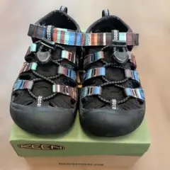 KEEN キッズサンダル ラヤブラック　18cm　ニューポートH2サンダル