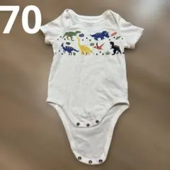 babyGAP 恐竜柄 半袖ロンパース 6-12ヶ月