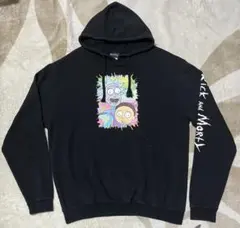メンズ Rick&Morty スウェットパーカー　アメコミ系　パーカー L
