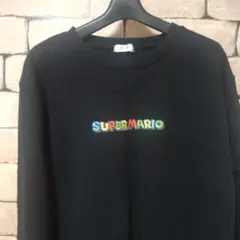 スーパーマリオ ブラック スウェット