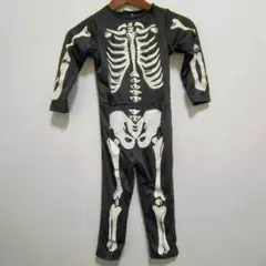スケルトン コスチューム 110cm ハロウィン コスプレ 衣装