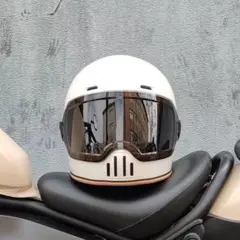 レトロ バイク オンロード ヘルメット フルフェイスヘルメット