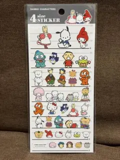 サンリオキャラクター 4サイズステッカー