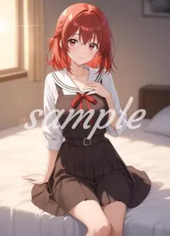 q-80[4K 高画質] かわいい イラスト アニメ A4ポスター コスプレ