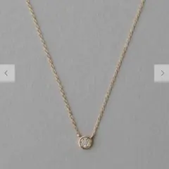 ete ネックレス　K10YG ブリリアント ダイヤモンド ネックレスのサムネイル