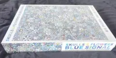 村上隆 ジグソーパズル SKULLS & FLOWERS BLUE 875ピースのサムネイル