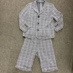 HUSHUSH フォーマルスーツ チェック柄 上110㎝ 下120㎝