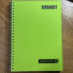 septcouleur GRANDIT 蛍光イエロー A5ノートのサムネイル