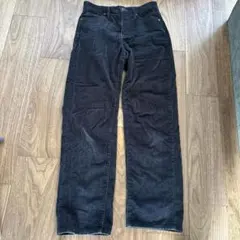 ブラックパンツ　ユニクロ　22