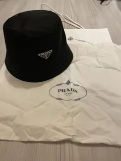 PRADA ブラック バケットハット M