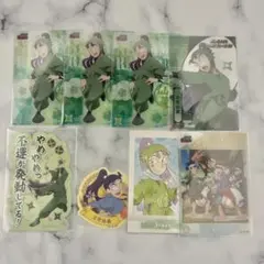 忍たま乱太郎 8点まとめ売り 立花仙蔵中心 クリアカード ぱしゃこれ ステッカー